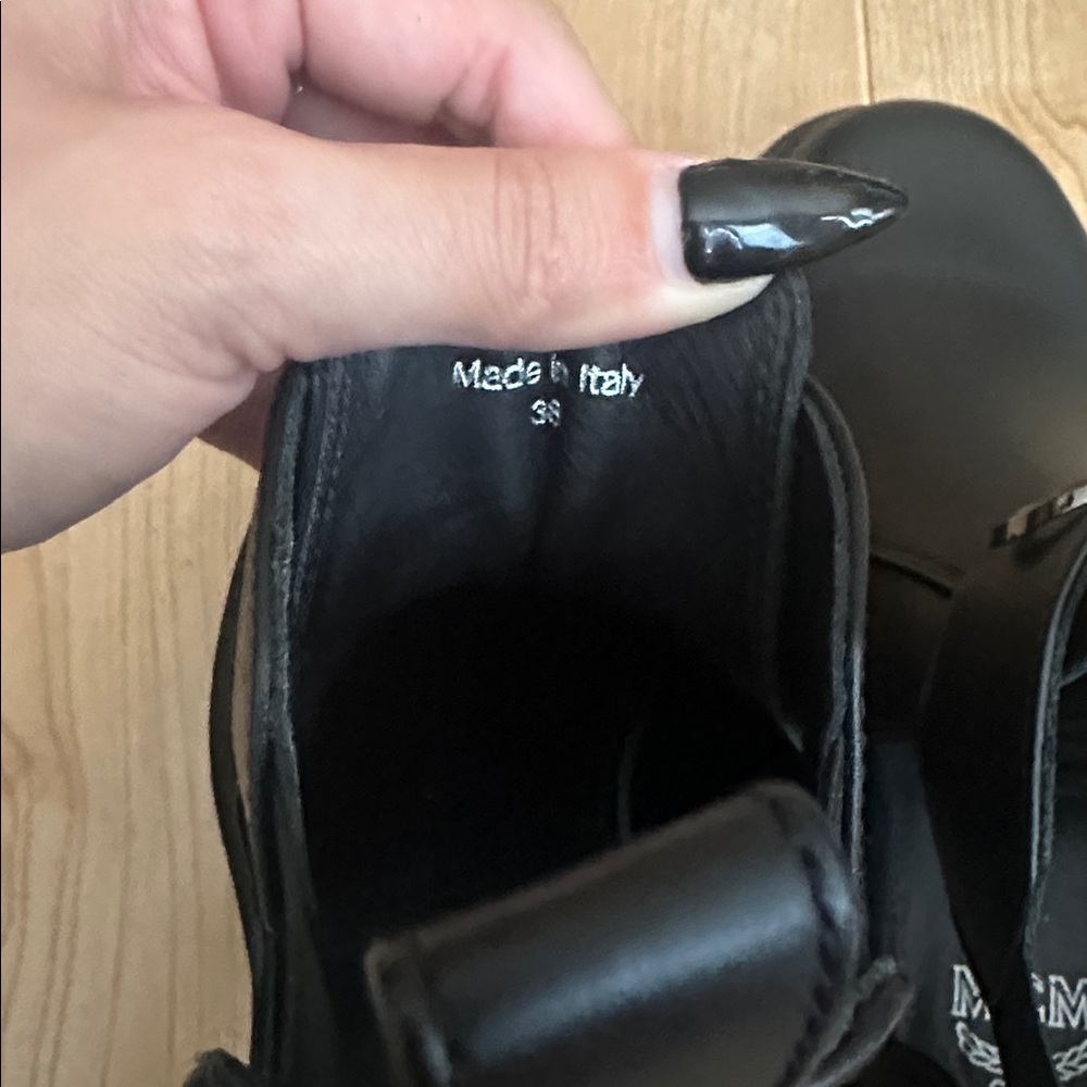 Mcm Mode Travia Open Ankle Boot - image 8